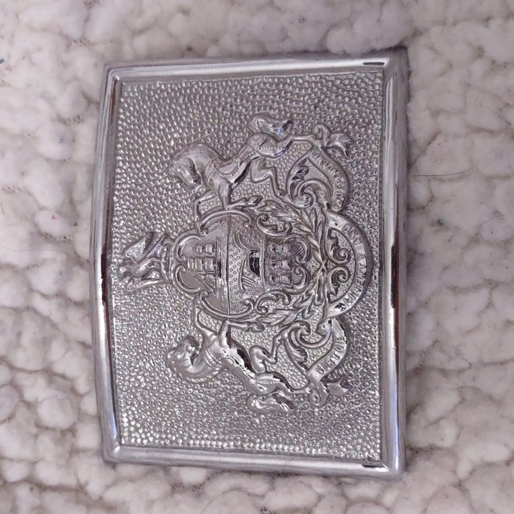 Pennsylvania state flag belt buckle